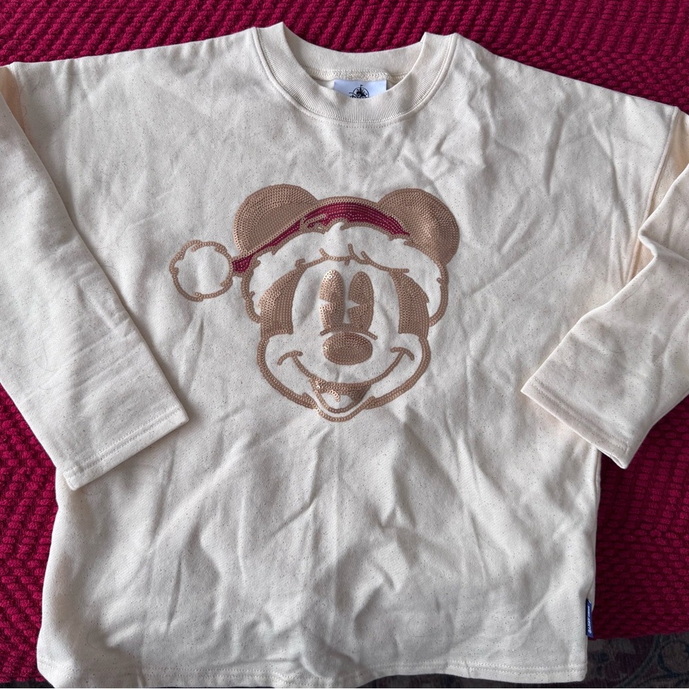 Disney Cream Mickey Mouse Sweatshirt